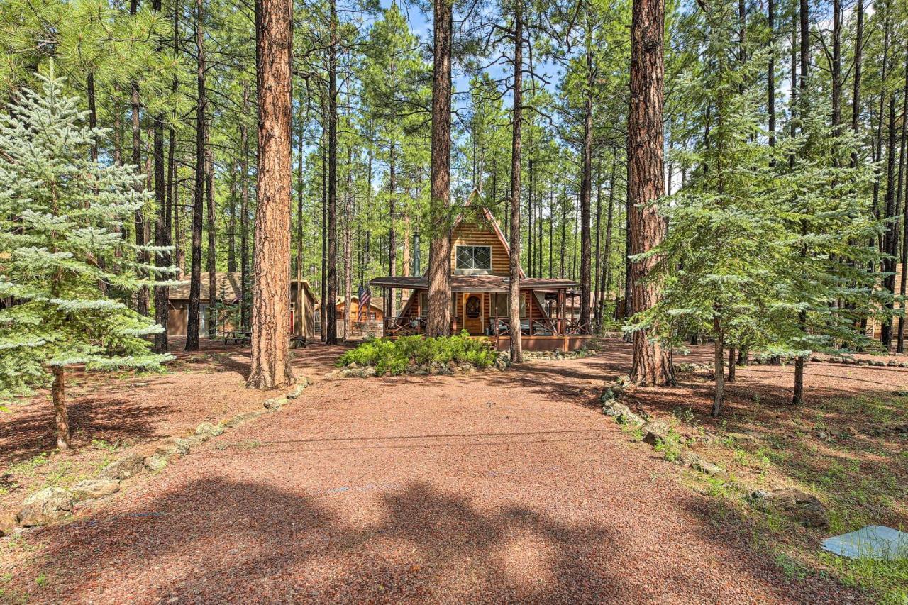 A-Frame Pinetop Lakeside Cabin Under The Pines! Villa Kültér fotó